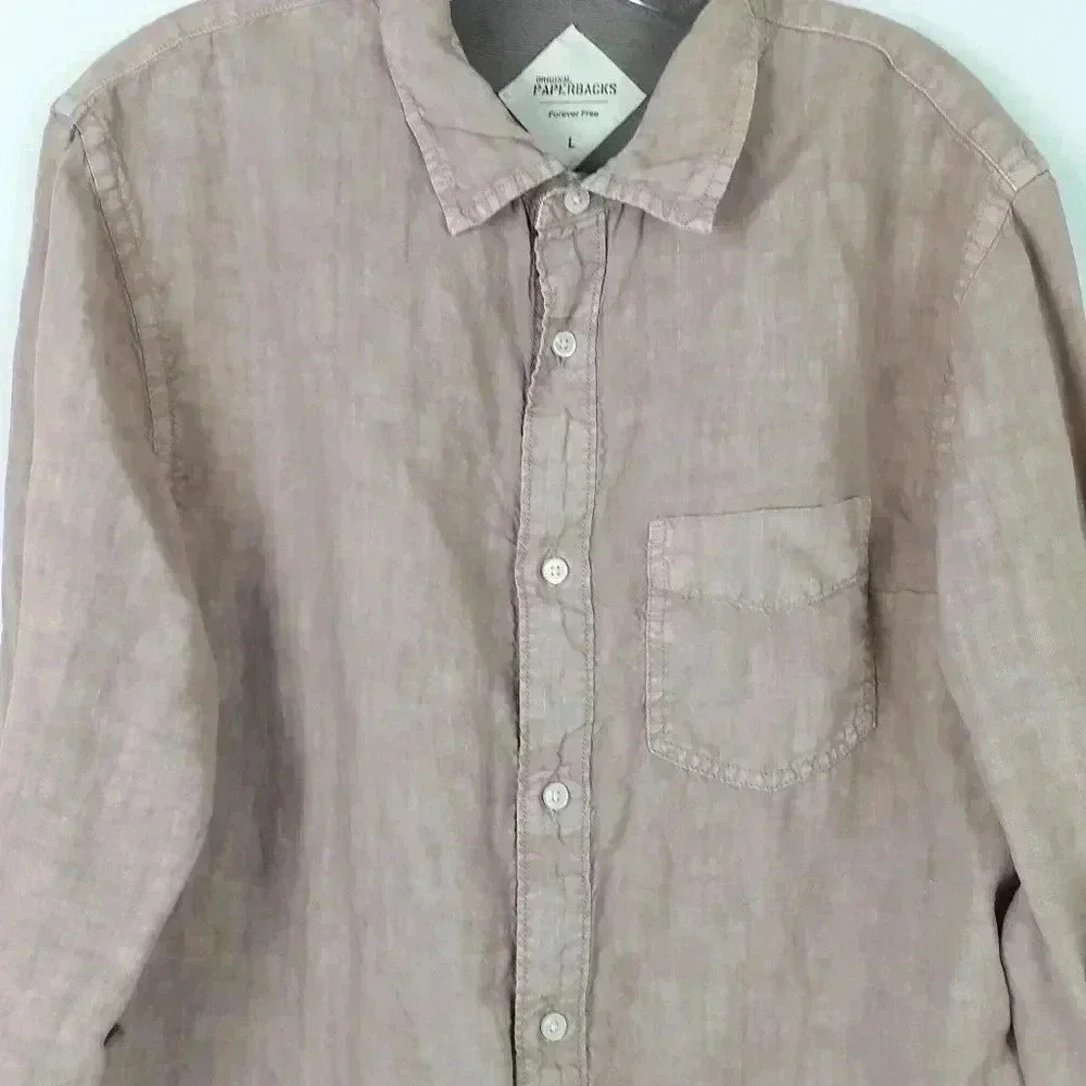 Original Paperbacks Button down Size Large - Picture 3 of 8